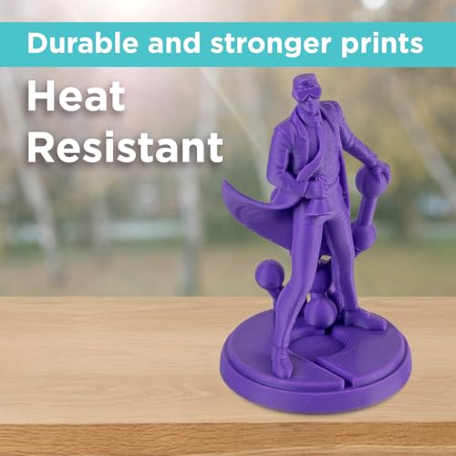 Polymaker ABS Filament 1.75mm Black, ABS 3D Printer Filament 1.75mm Heat Resistant 1kg - PolyLite ABS 3D Printing Filament 1.75mm, Strong & Durable, Dimensional Accuracy +/- 0.03mm