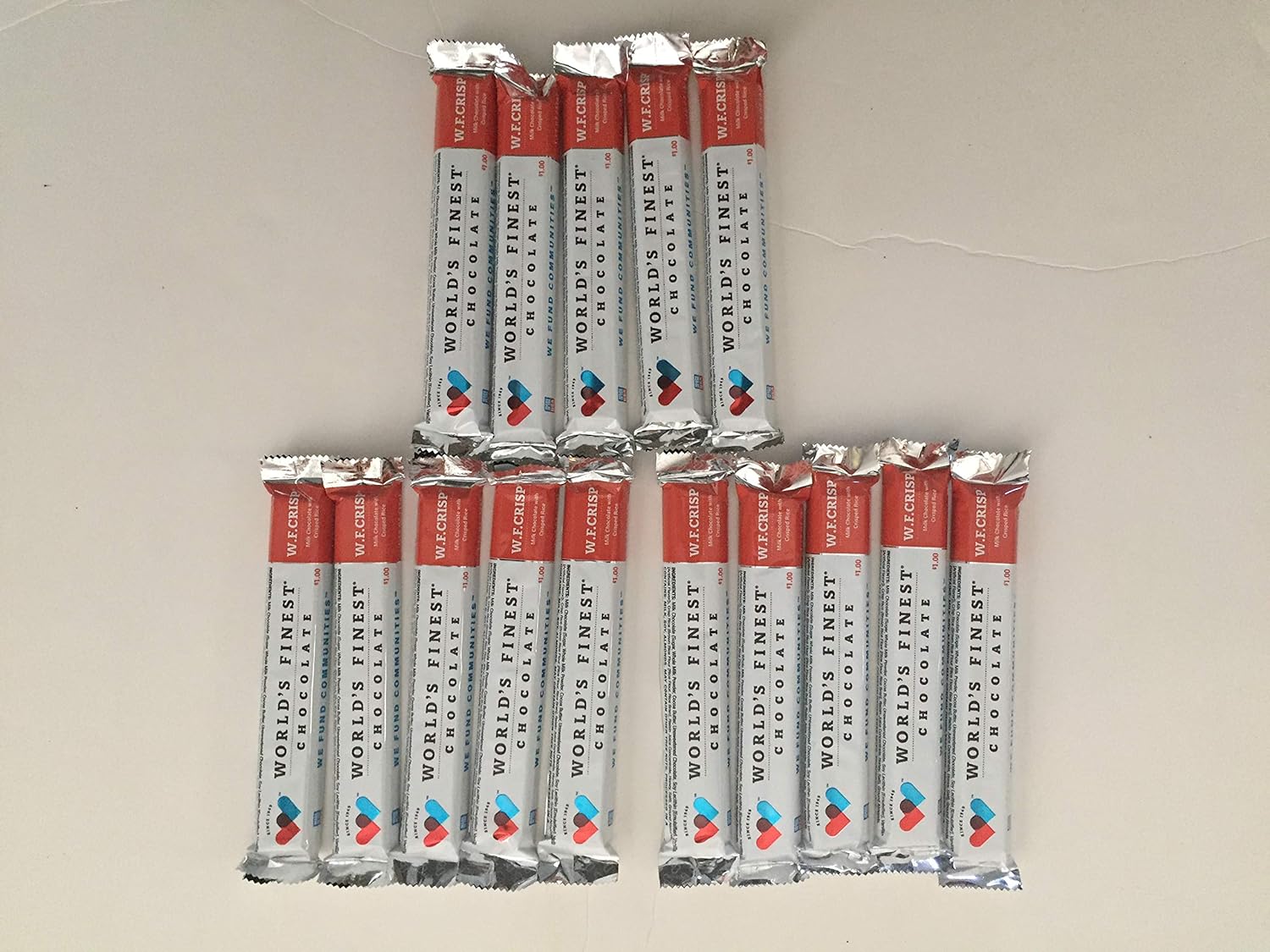 BuyBocceBalls Listing - 15 Bars - World's Finest Chocolate -Milk Chocolate With Crisp