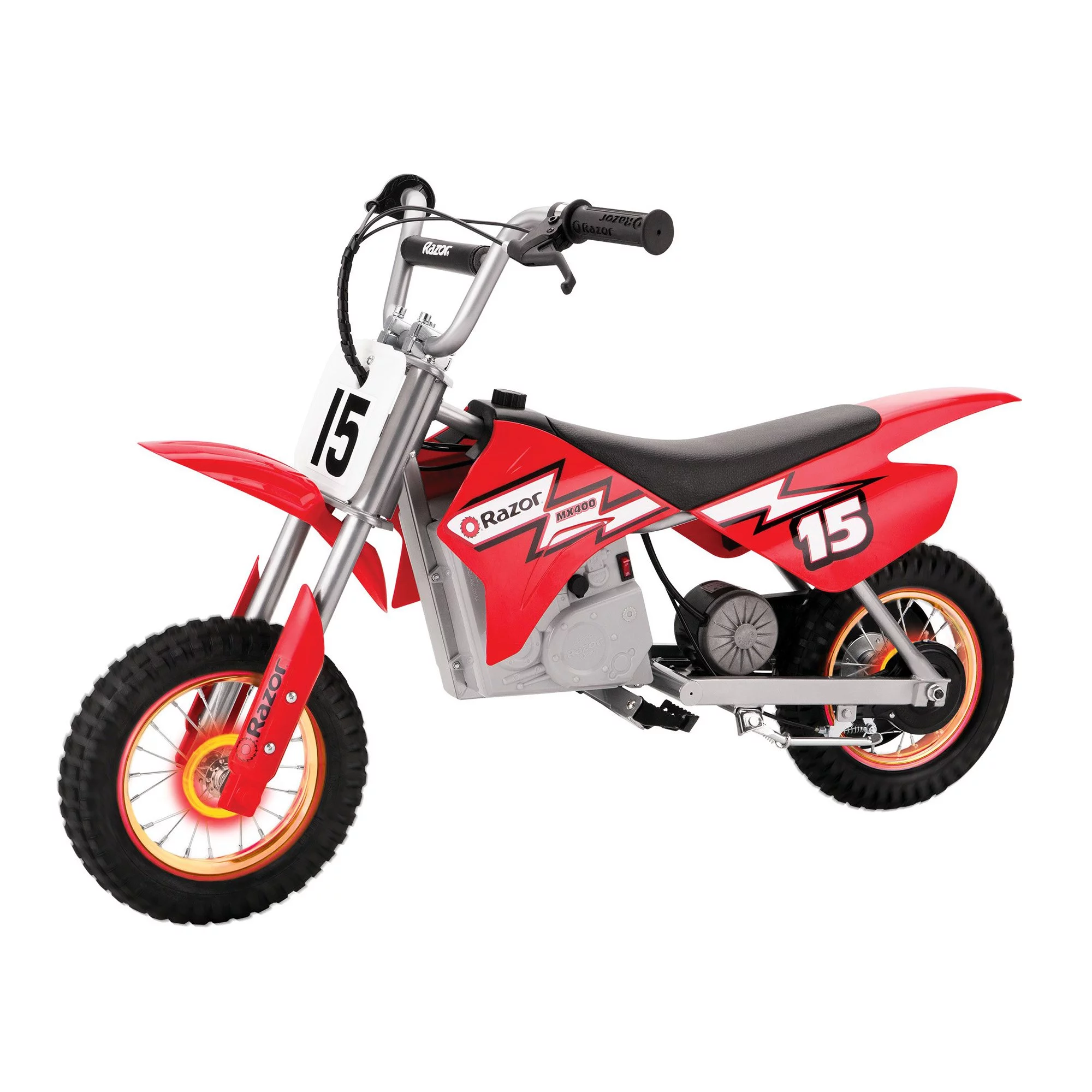 Razor MX400 Dirt Rocket 24V Electric Toy Motocross Motorcycle Dirt Bike, Red