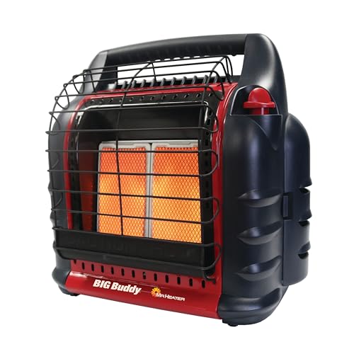 Mr. Heater 18,000 BTU Portable Propane Big Buddy Heater - Mass and CA Version