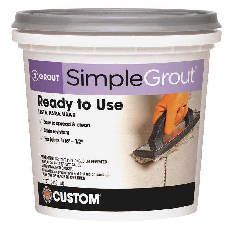 Custom PMG381QT SimpleGrout Pre-Mixed Grout