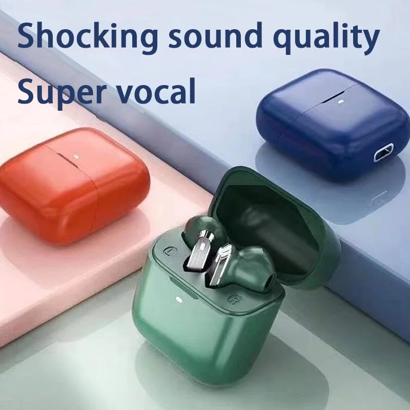 J58 TWS Wireless Headphones Bluetooth 5.0 Headphones Call HD Sound HIFI Bass Auto Play Mini Headphones with Charging Cable Box