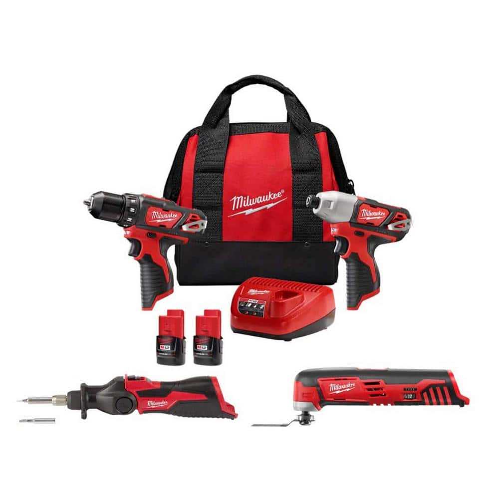 Milwaukee M12 12-Volt Lithium-Ion Cordless 2-Tool Combo Kit