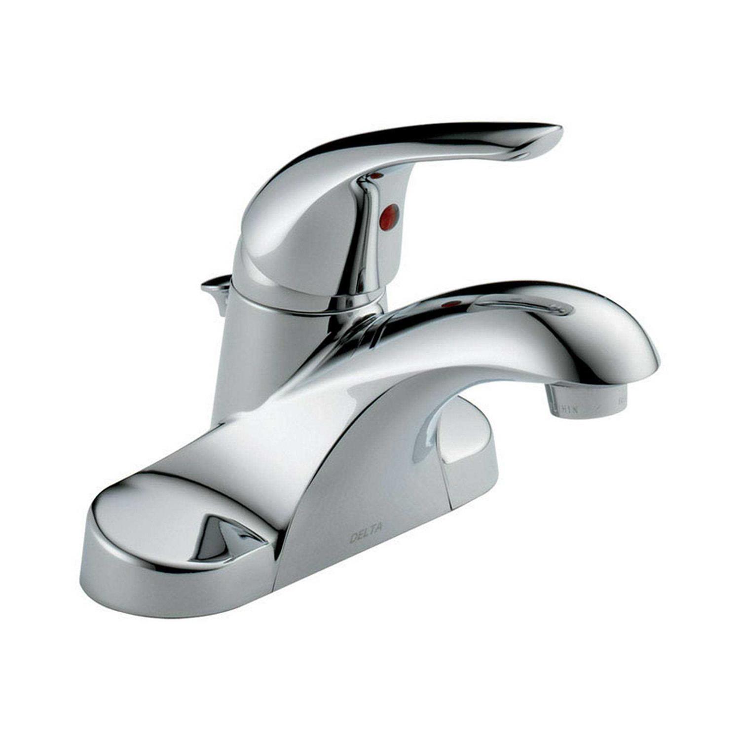 Delta Foundations Chrome Single Handle Lavatory Pop-Up Faucet 4