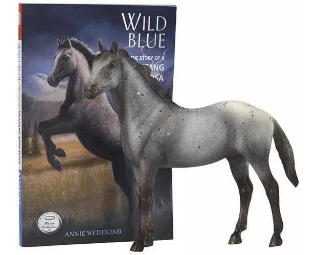 Breyer Classics Wild Blue: Book and Horse Toy Set (1:12 Scale)