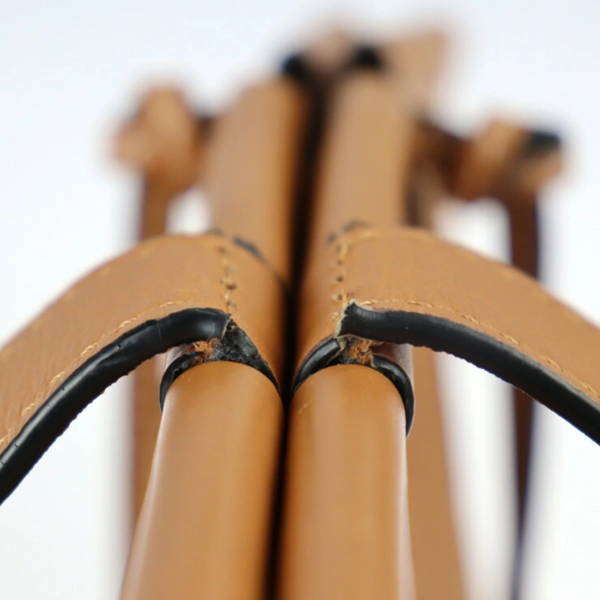 Pre-Owned LOEWE Loewe Cushion Tote Small Bag 309.12AA93 Calf Leather Camel Brown Shoulder (Good)