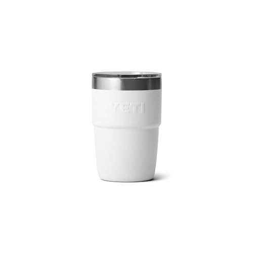 YETI Rambler 8 oz Stackable Cup, Stainless Steel, Vacuum Insulated Espresso Cup with MagSlider Lid