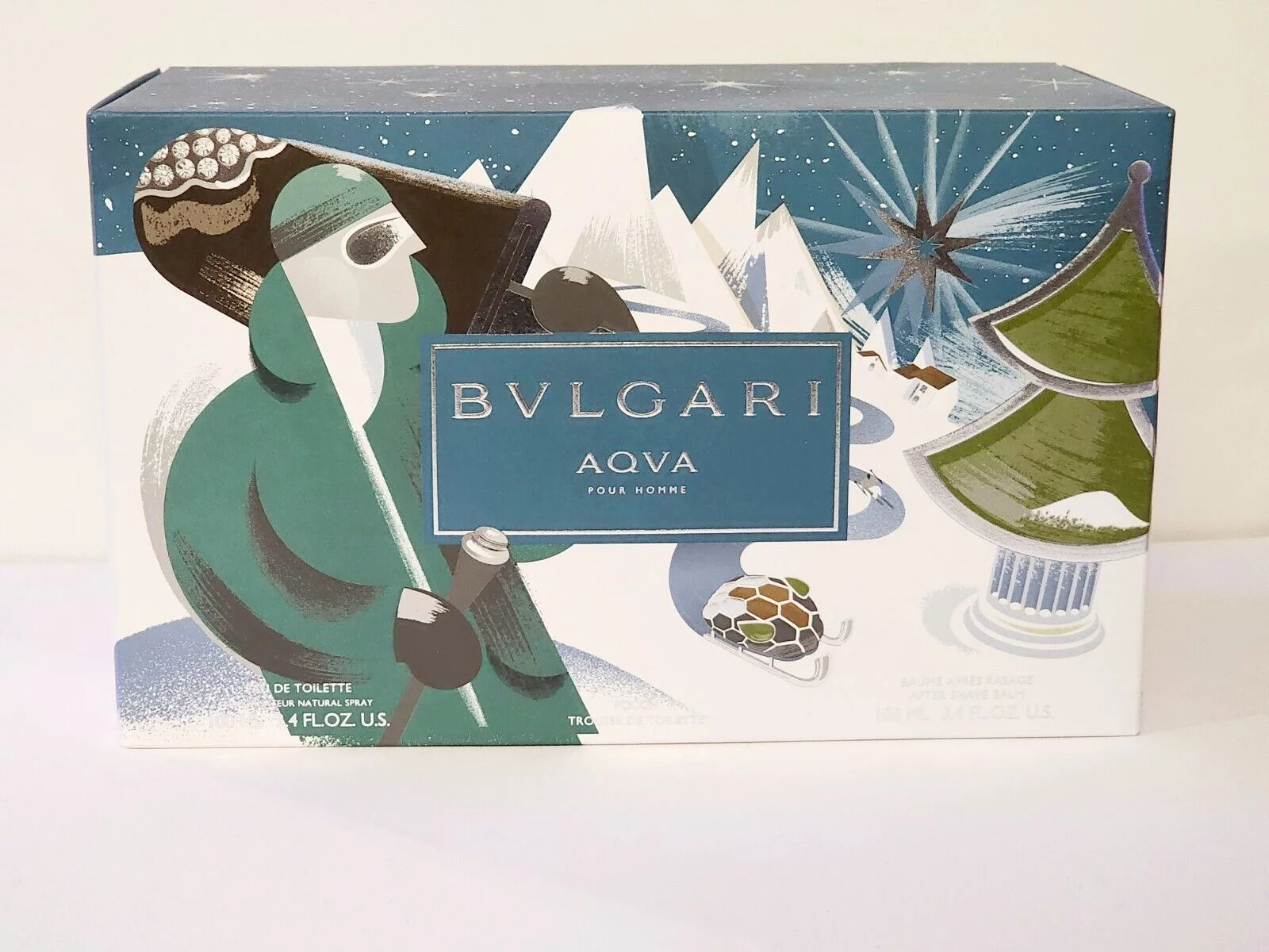 Bvlgari Aqva Pour Homme Eau de Toilette 3PCS Gift Set For Men