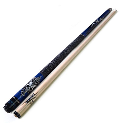CUESOUL 58 inch 19/20/21 oz 1/2 Maple Pool Cue Stick Kit-Rockin Series