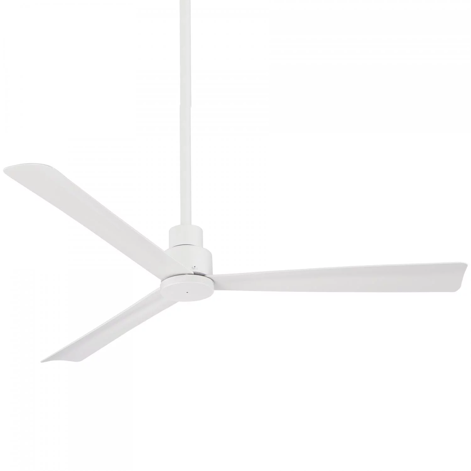Minka-Aire Simple 52-Inch 3-Blade Ceiling Fan in Flat White Finish W/ Flat White Blades - F787-WHF