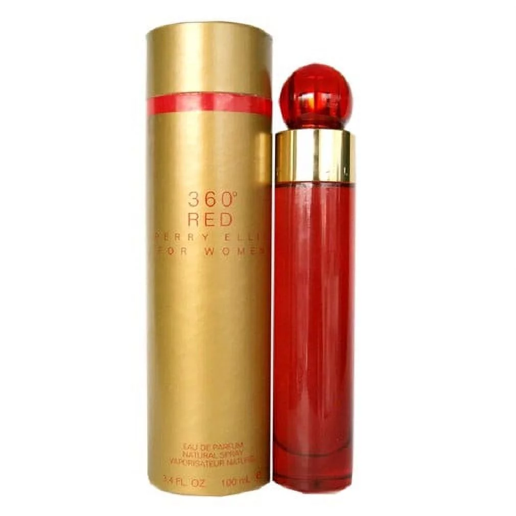 Perry Ellis 360 Red by Perry Ellis, 3.4 oz Eau De Parfum Spray for Women