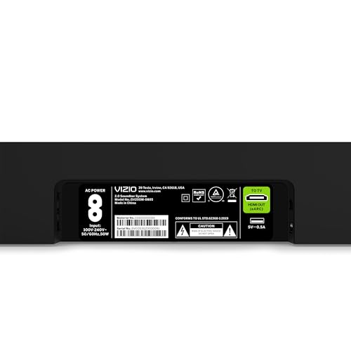 VIZIO 2.0 Soundbar w/Dolby Atmos & DTS:X, Bluetooth Speaker, QuickFit™ Compatible – SV200M-08 (New, 2024 Model)
