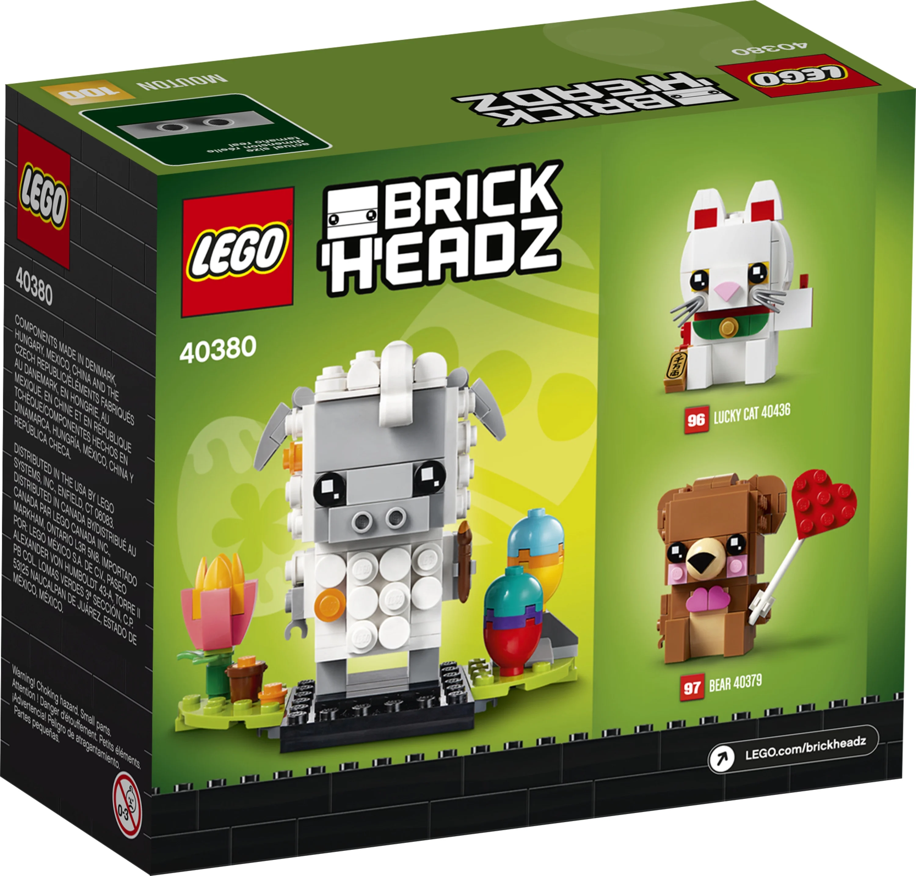 LEGO BrickHeadz Easter Sheep 40380 Building Toy (192 Pieces)