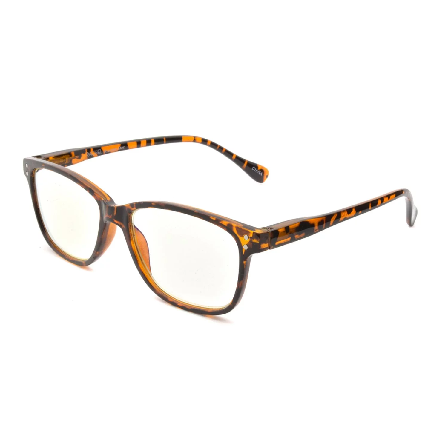Rachel Rachel Roy 2 Pack Blue Light Reading Glasses, Tortoise shell and Animal Print