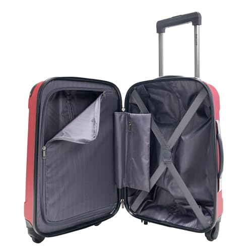 Kenneth Cole REACTION Out of Bounds Lightweight Hardshell 4-Wheel Spinner Luggage, Cobalt Blue, 20-Inch Carry On