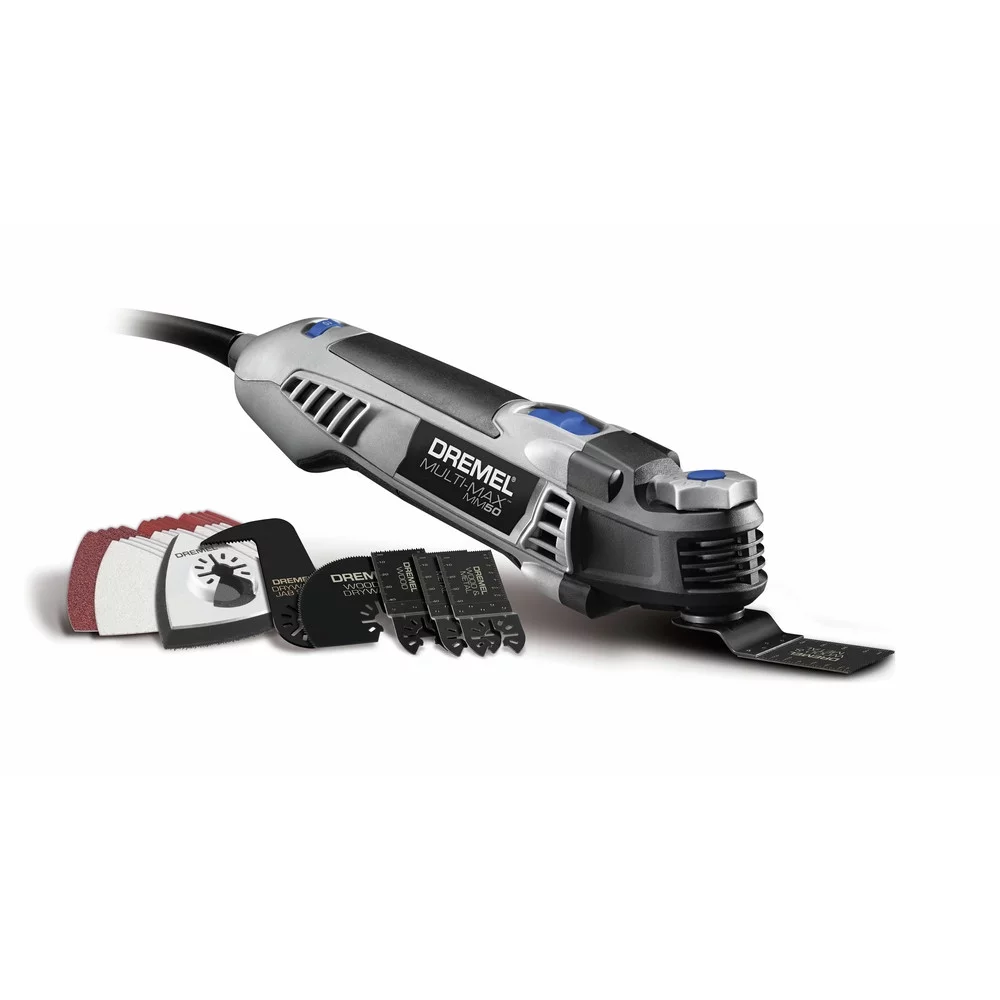 Restored Dremel MM50-DR-RT Multi-Max 5 Amp Tool-Less Oscillating Tool Kit with Accessory Set (Refurbished)