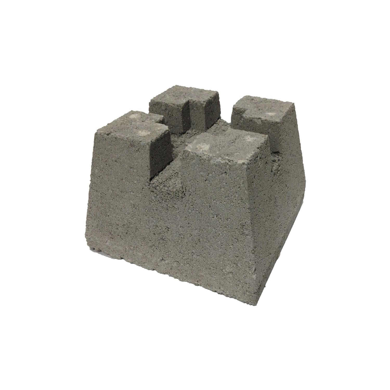Lowe’s 11-in W x 7-in H x 11-in L Deck Concrete Block 403216