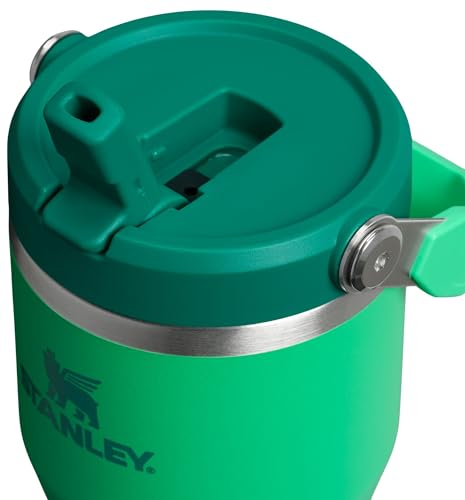 Stanley IceFlow Flip Straw Tumbler with Handle 30 oz | Twist On Lid and Flip Up Straw | Leak Resistant Water Bottle | Insulated Stainless Steel |BPA-Free | Lilac