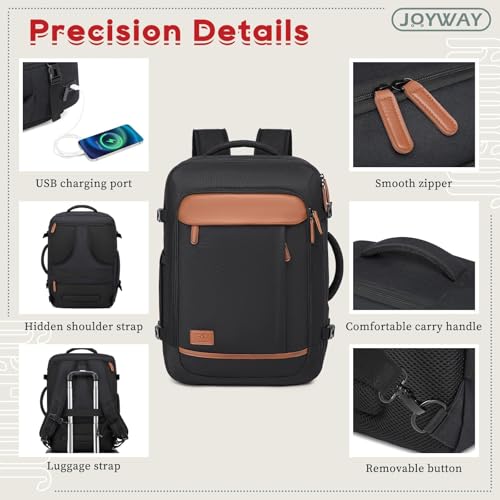 Joyway Expandable Carry on Luggage Sets Airline Approved, Lightweight Hard Shell 20 Inch Carry-on Suitcase with Spinner Wheels