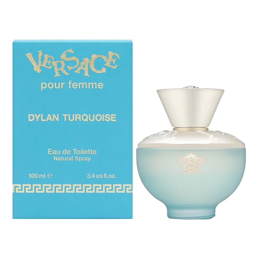Versace Dylan Turquoise Pour Femme	3.4 oz Eau de Toilette Spay