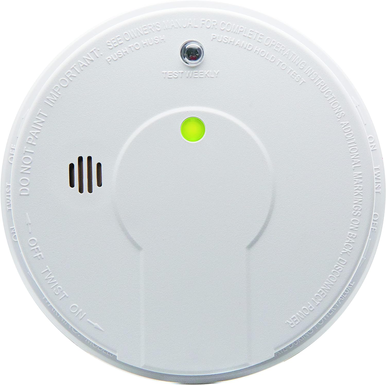 Kidde Hardwired Smoke Detector with 9-Volt Battery Backup, Photoelectric Smoke Alarm, Battery Included