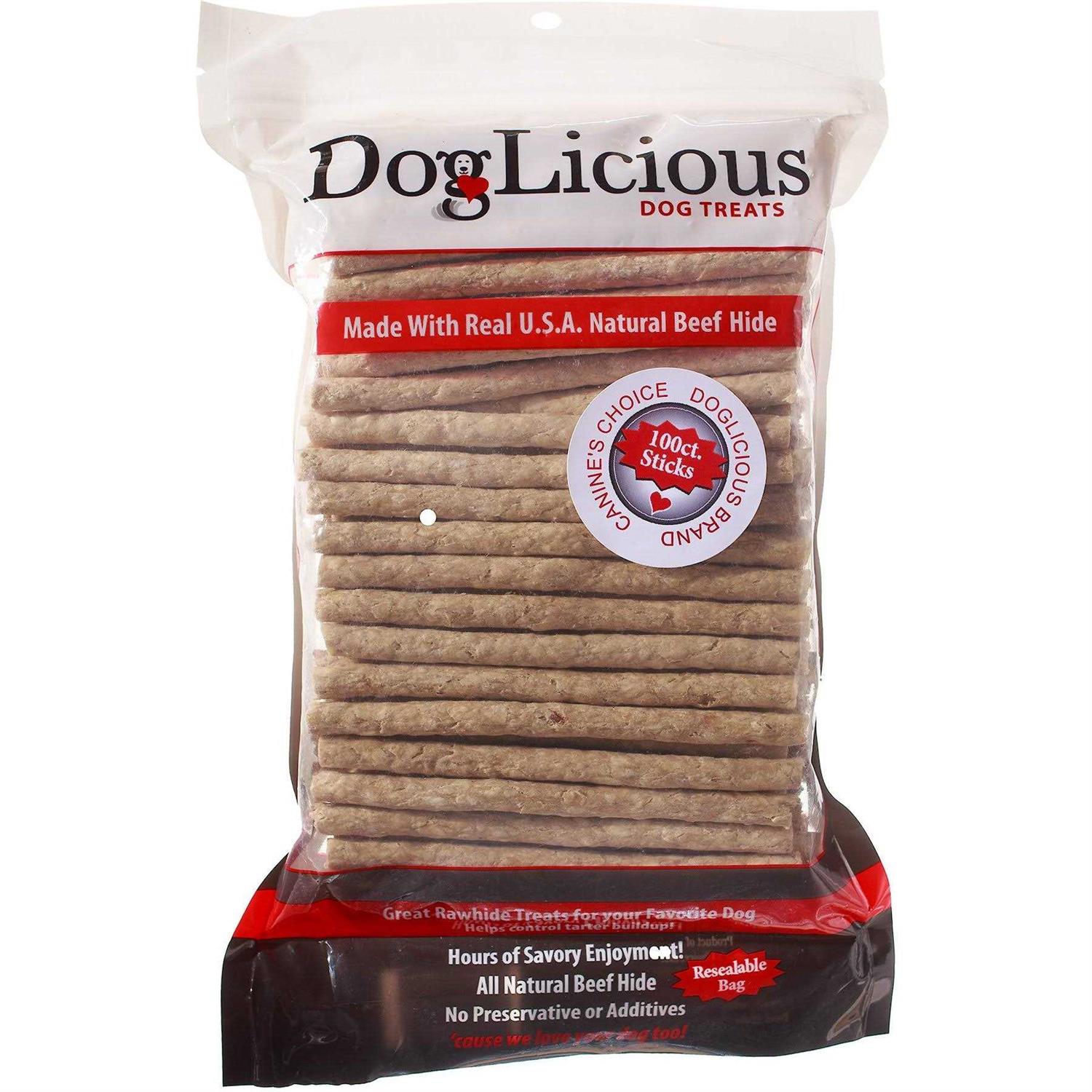 Doglicious Munchy Stick 100pk - Pet Supplies online store
