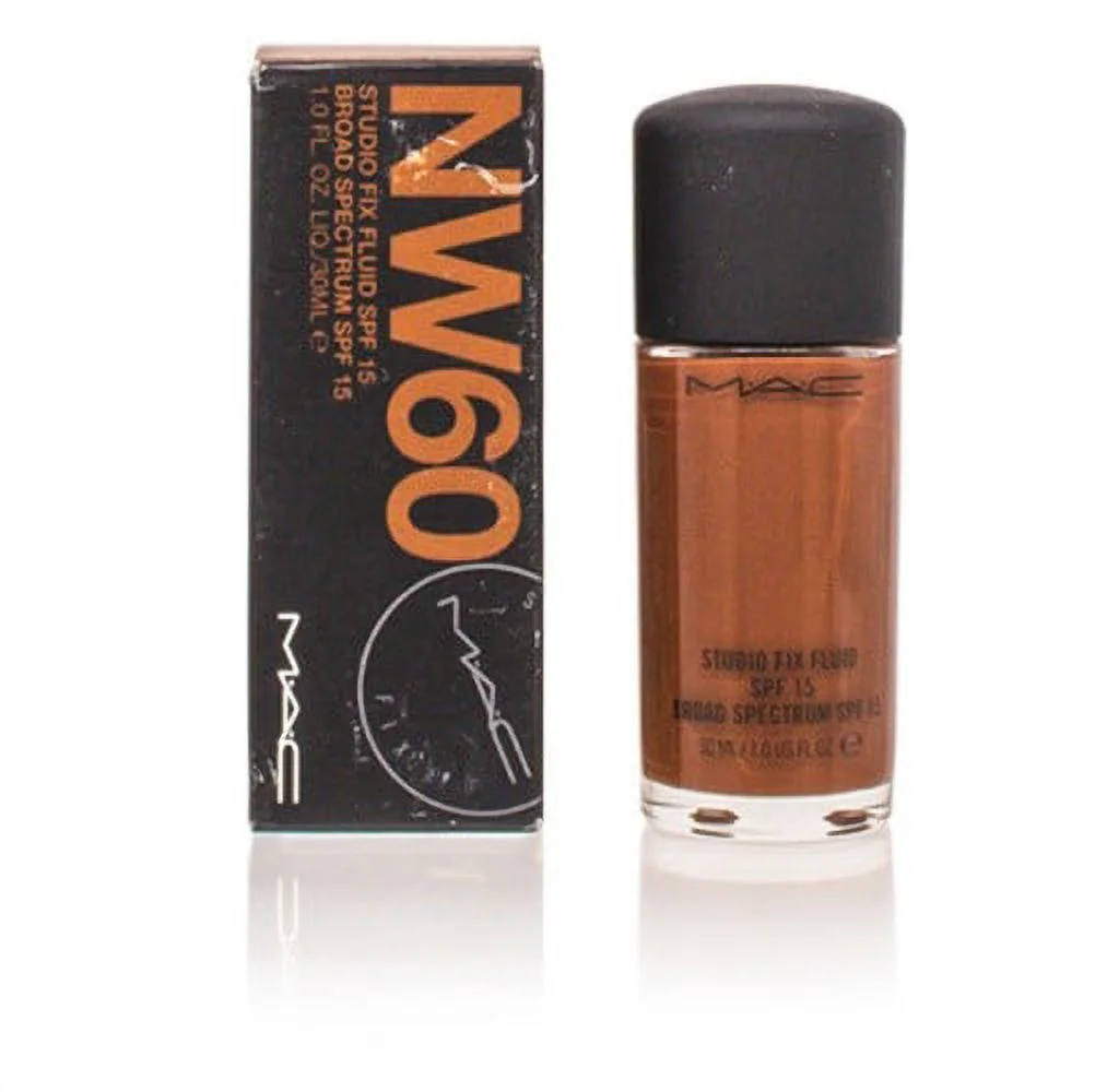Mac Studio Fix Fluid Foundation Spf 15 NW60 1.0oz/30ml New With Box