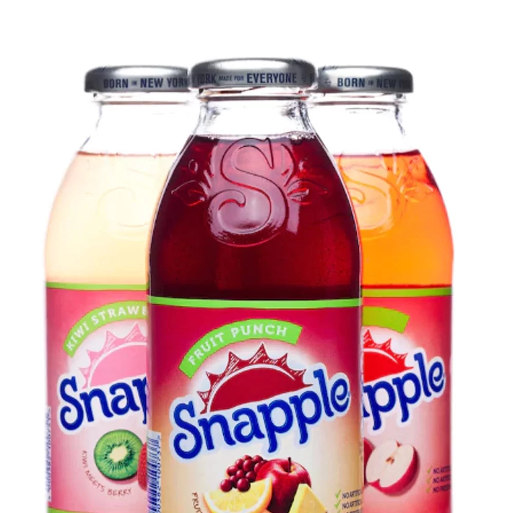 Snapple 16 oz Variety Pack 16, 6 Fruit Punch, 5 Apple, 5 Kiwi Strawberry