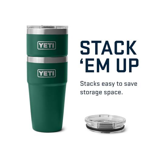 YETI Rambler 20 oz Stackable Tumbler, Stainless Steel, Vacuum Insulated with MagSlider Lid