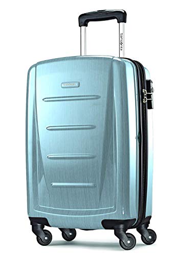 Samsonite Winfield 2 Hardside Expandable Luggage with Spinner Wheels, Brushed Anthracite, Checked-Large 28-Inch