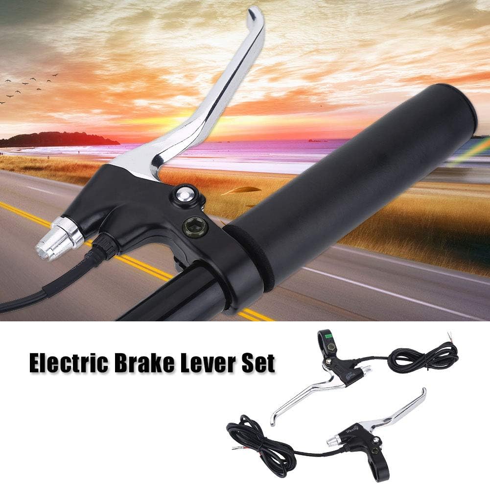 1 Pair 2 Wires Universal Left Right Brakes E Bike Brake Lever V Brake Lever Replacement Parts