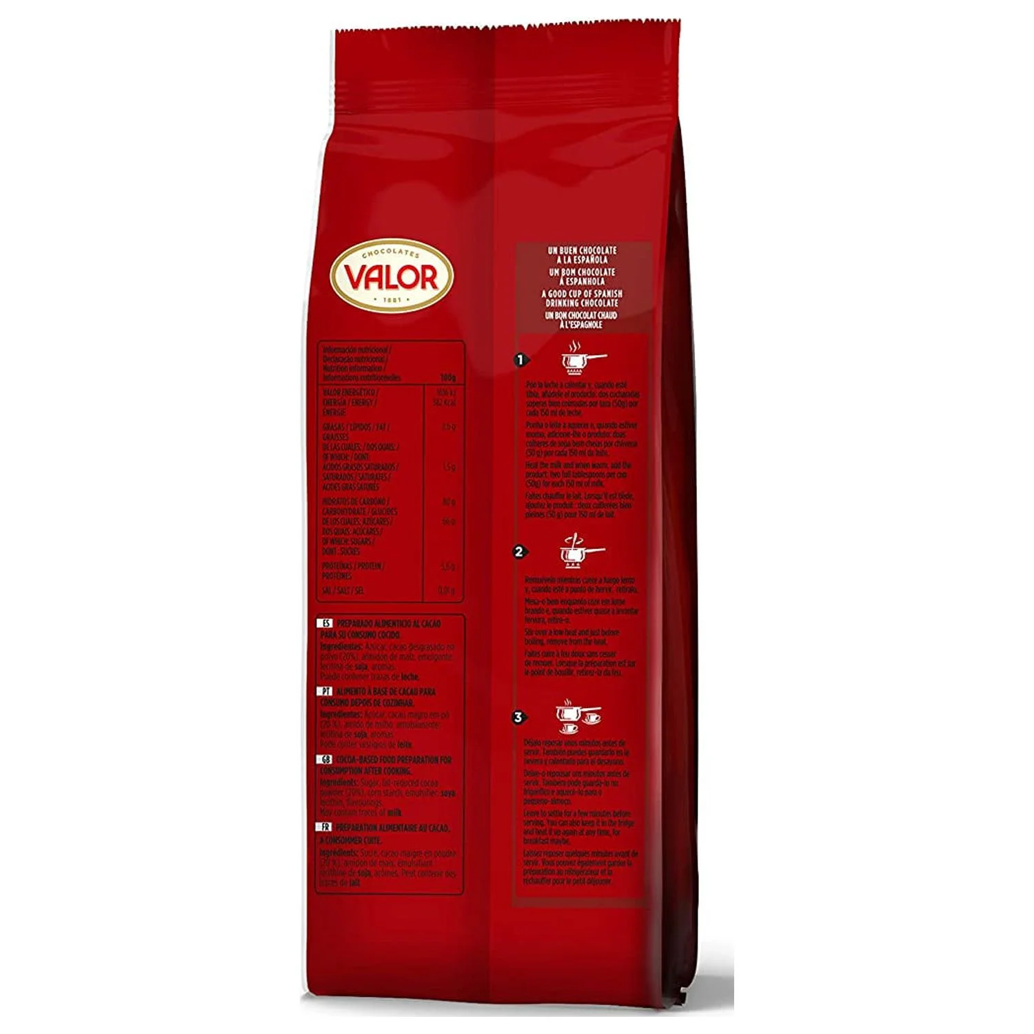 cao A La Taza Cocoa Powder For Hot Chocolate 500G (11Lb)