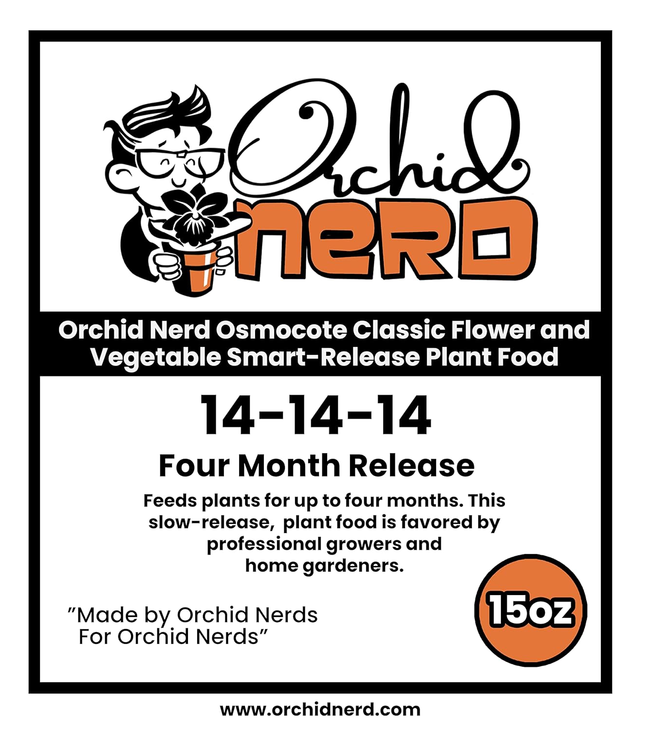 ® Osmocote Classic Flower and Vegetable Smart-Release Plant Food, 15 oz (14-14-14 Plant Fertilizer)