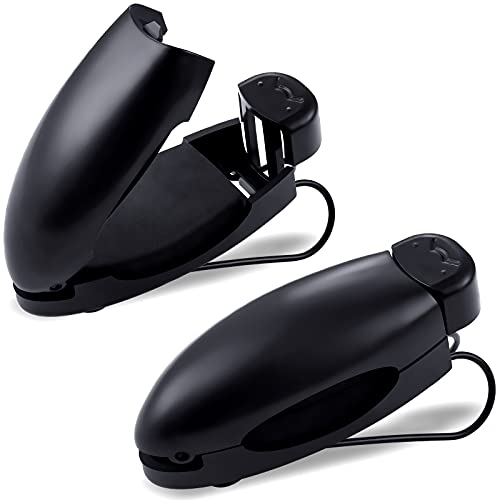 Frienda Car Sunglasses Holder Clip 2 Pieces Sunglasses Visor Clips Auto Sunglasses Holder for Car Sun Visor Glasses Holder Car Visor Clip Eyeglasses Mount for Sunglasses Car Accessories