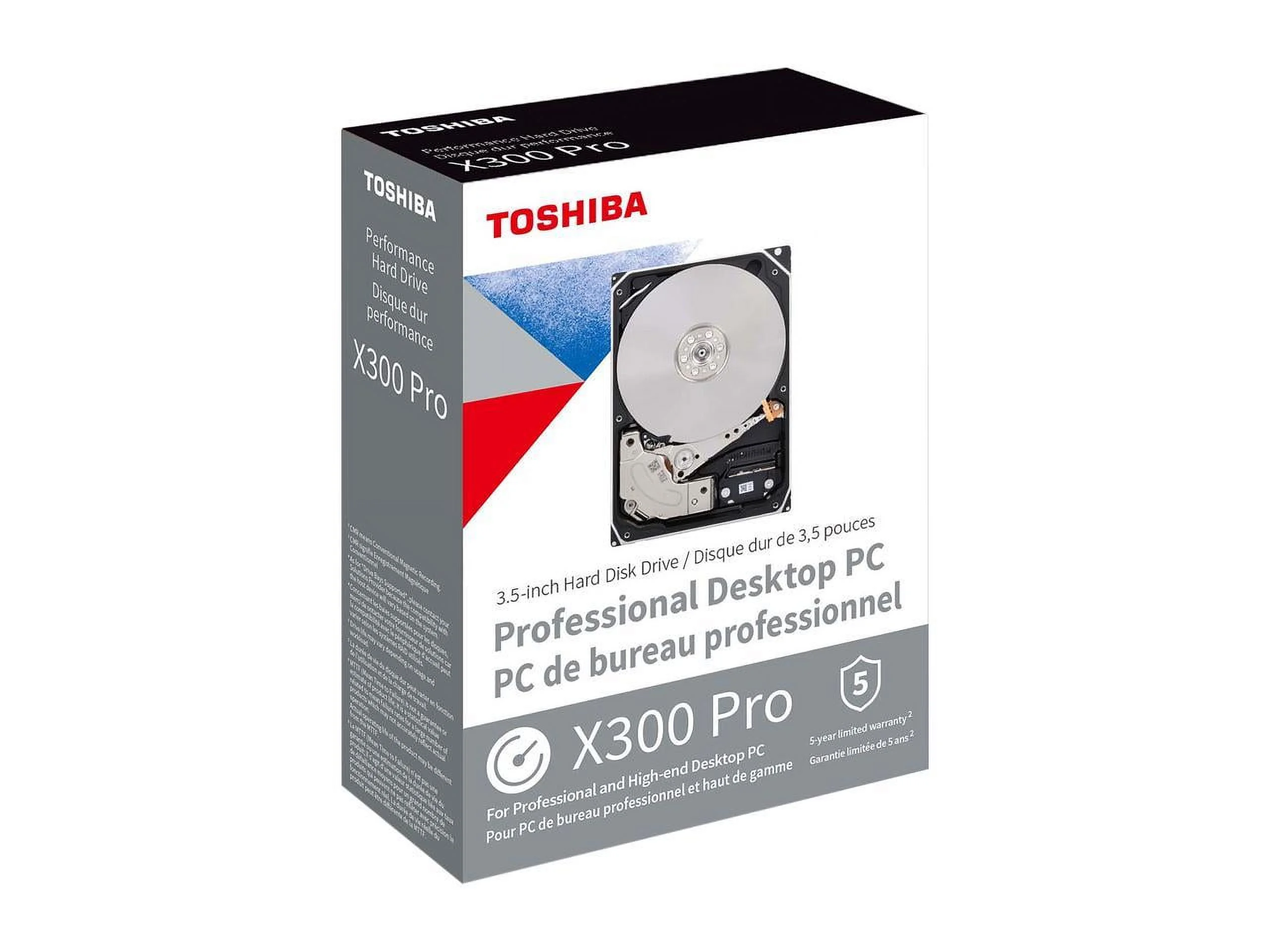 TOSHIBA X300 Pro HDWR51JXZSTB 18TB 7200 RPM 512MB Cache SATA 6.0Gb/s 3.5