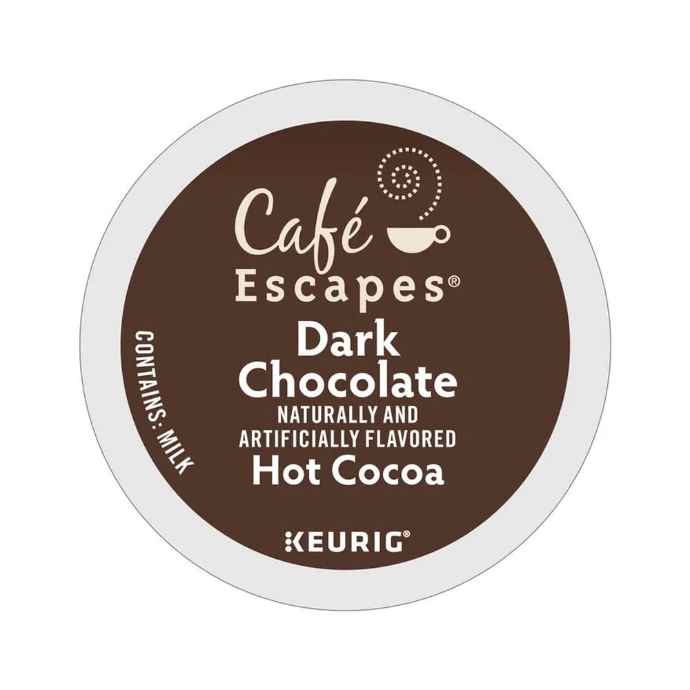 Dark Chocolate Hot Cocoa, K-Cup Pod, 96 Count