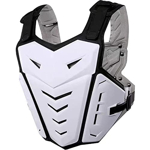 Light Upgrade Chest Armor Motorcycle Armor Body Guard Vest, Dirtbike Riding Off-Road Racing Cycling Skiing Motocross Adult Kids Protector Shirt Jackets for Street Bike, Mens Back Protection