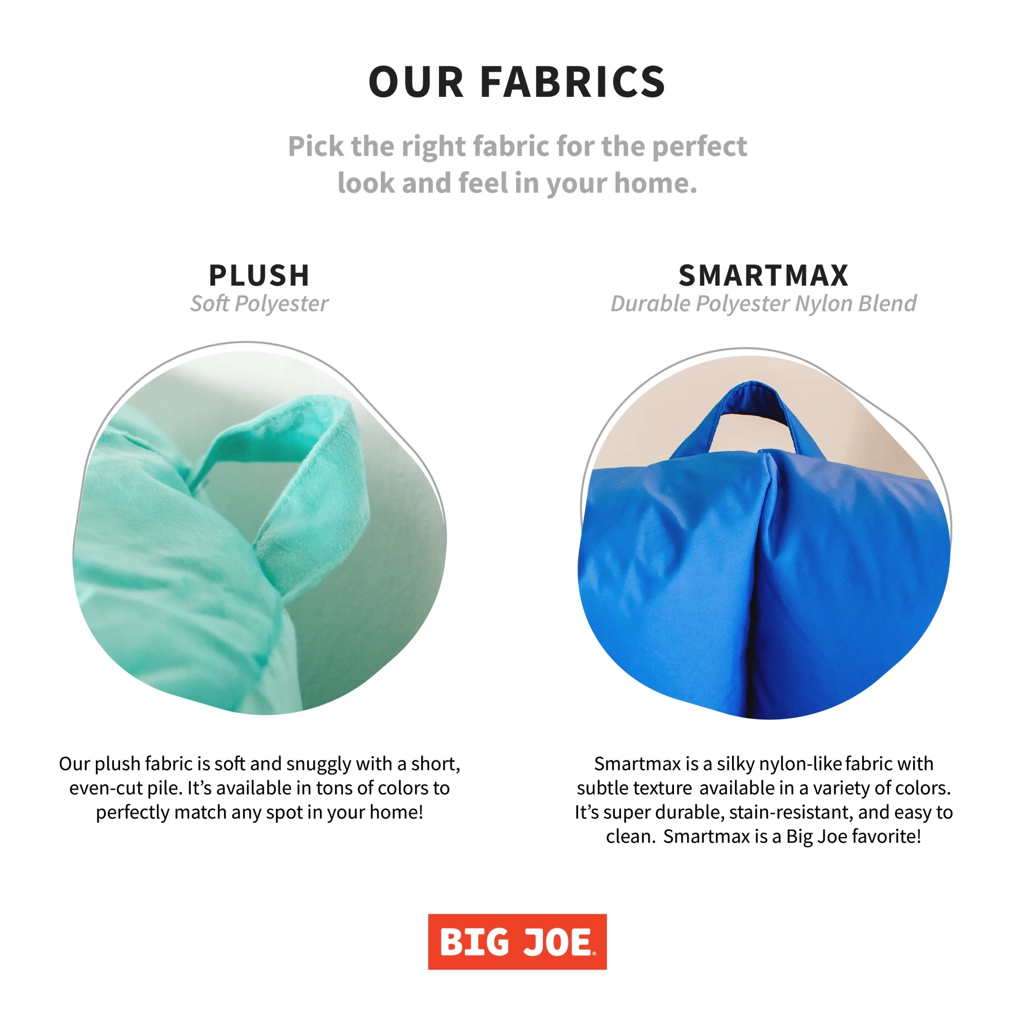 Big Joe Grab & Go Travel Bean Bag Chair, Steel Gray SmartMax, Durable Polyester Nylon Blend, 1.5 feet