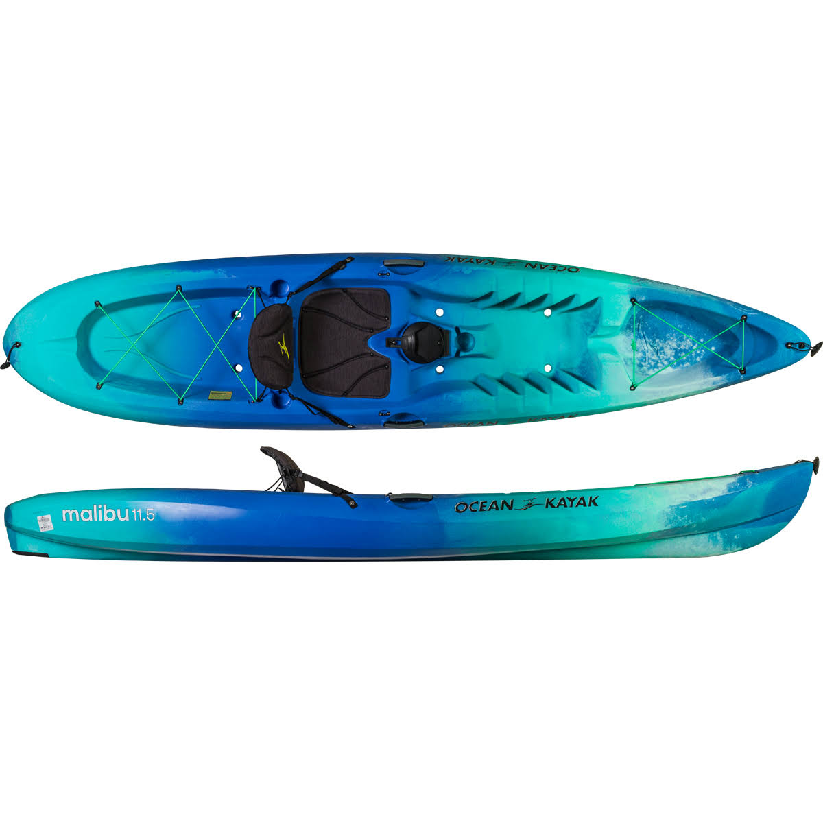 Ocean Kayak Malibu 11.5 Kayak Seaglass, 11ft 5in
