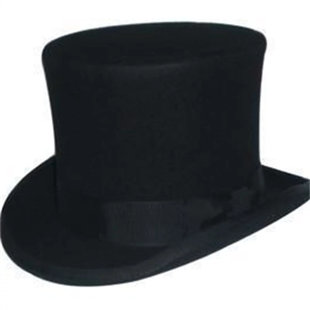 Black XL（60cm above）Vintage Wool Victorian Mad Hatter Top Magic Hat Gentlemen Performing Jazz Caps