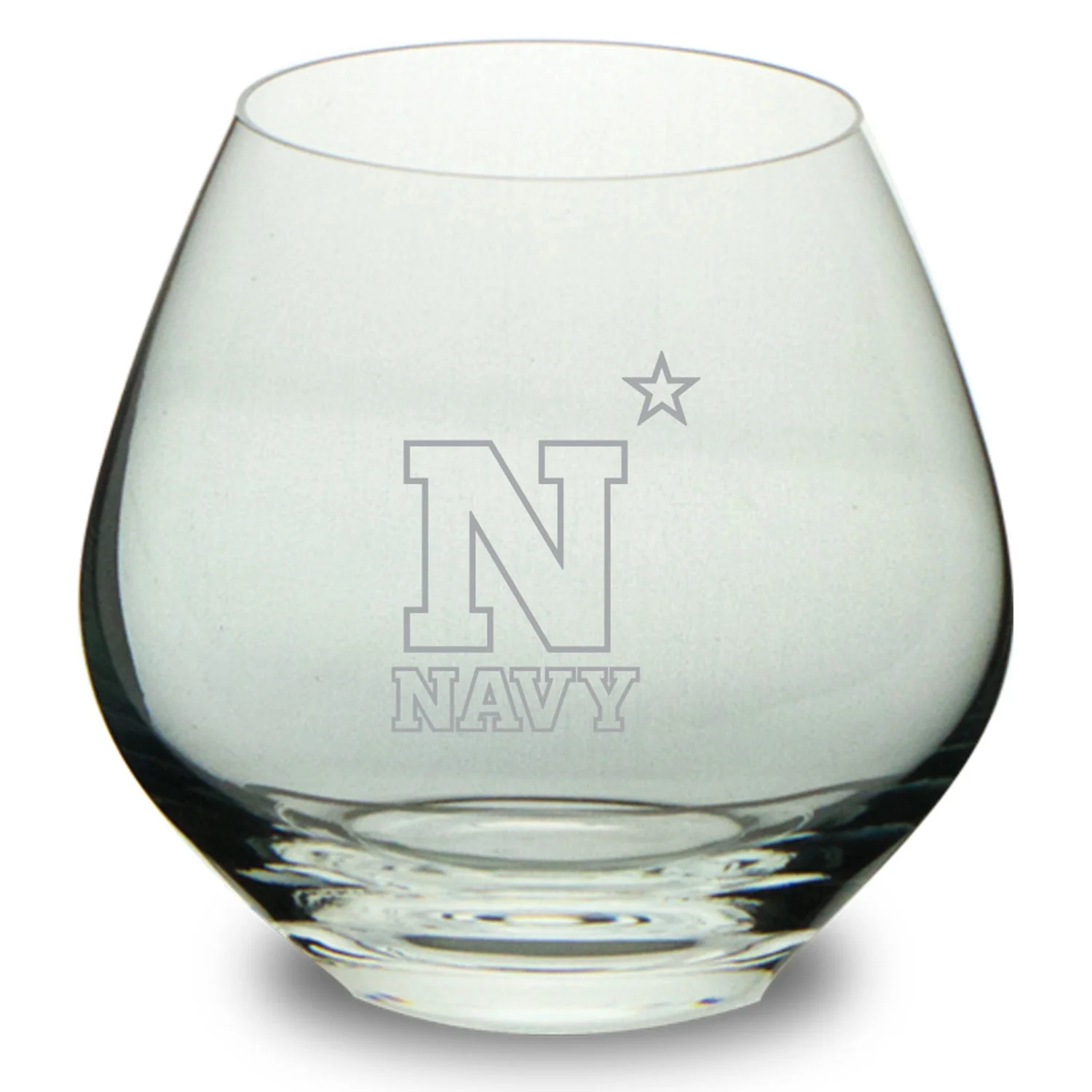 Navy Midshipmen 14.9oz. British Stemless Glass