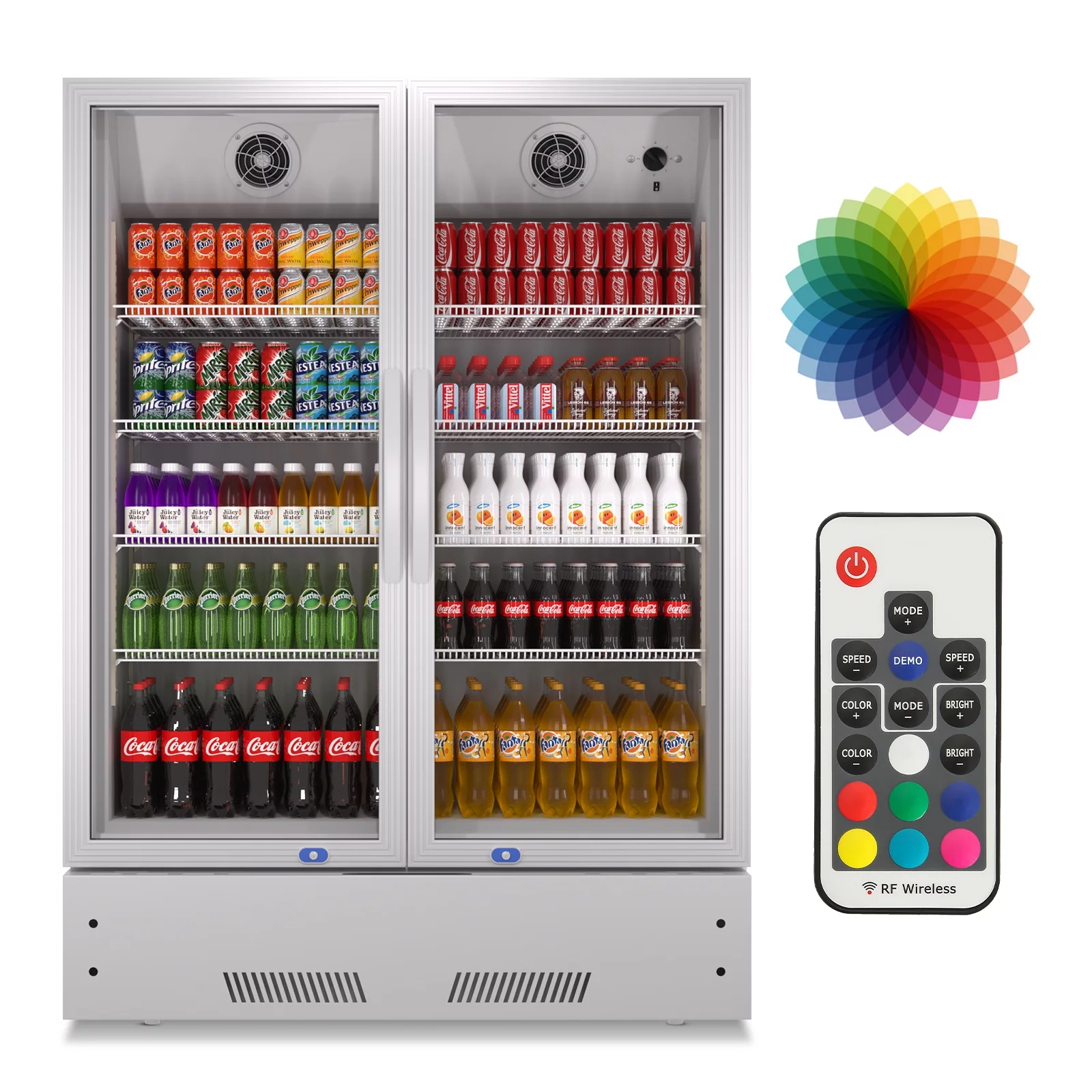 Chingoo 17 Cu.Ft Merchandiser Refrigerator, 38