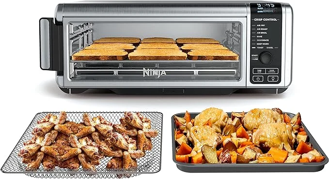 Open Box Ninja Foodi SP101/FT102CO Air Fryer XL Capacity - Stainless Steel Finish