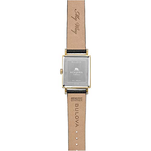 Bulova Men's Frank Sinatra My Way Leather Strap Watch