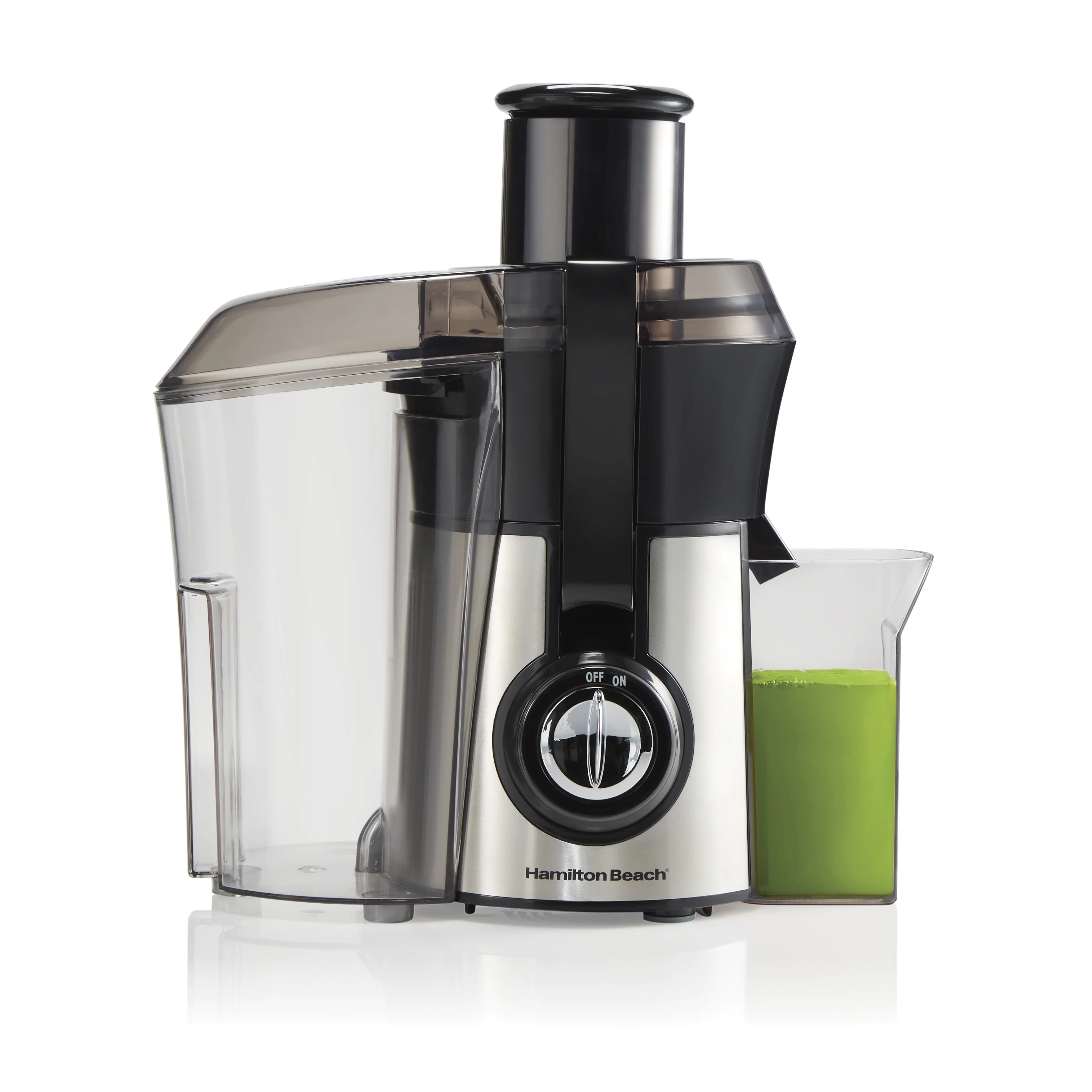 Hamilton Beach Big Mouth Pro Juice Extractor, 800W, Fits Whole Foods, Stainless Steel, 67608