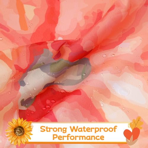 4Pcs Christmas Shower Curtain Set - Merry Christmas Bathroom Set Holiday Shower Curtain with Non-Slip Rugs, Toilet Lid Cover and Bath Mat