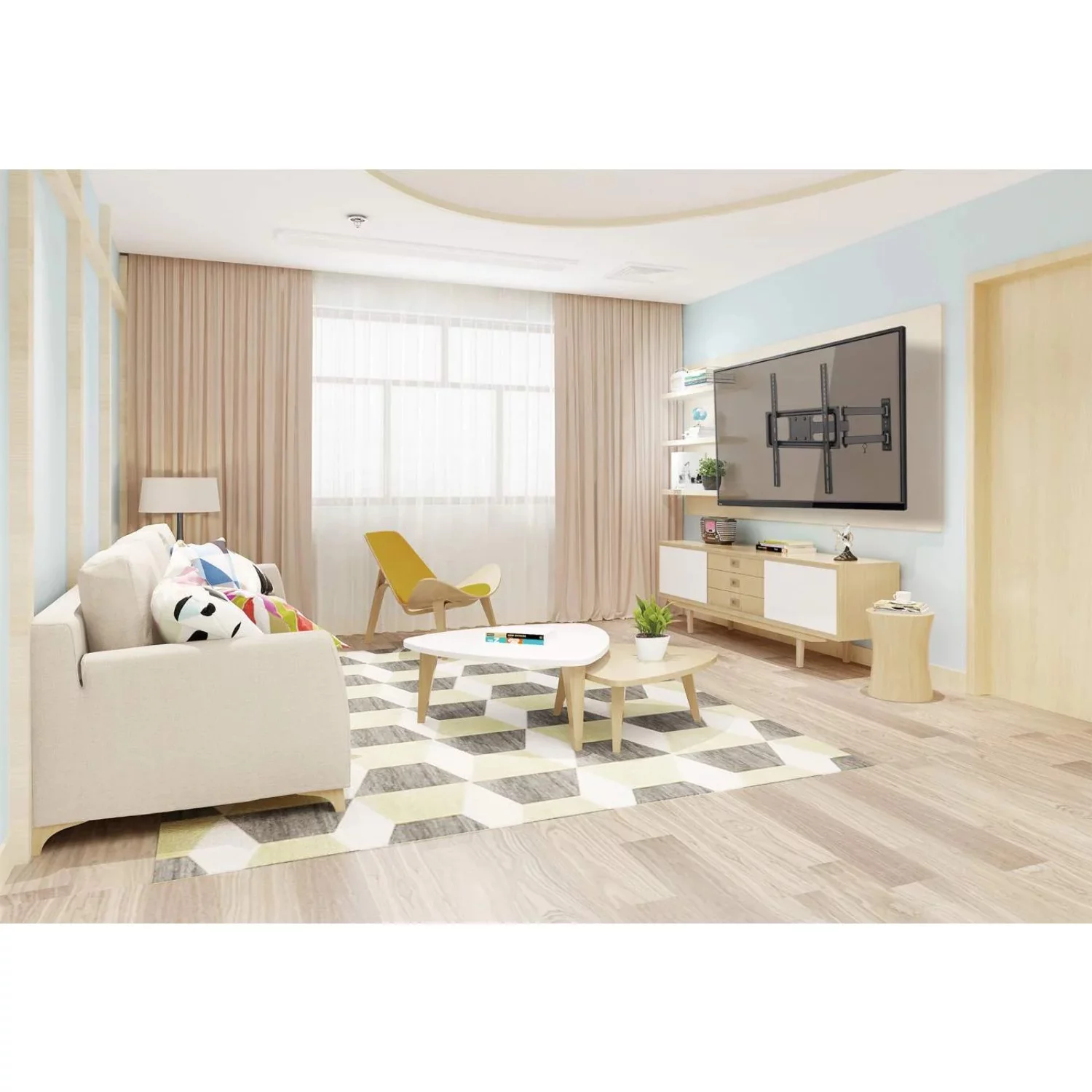 Manhattan 461320 Universal Basic LCD Full-Motion Wall Mount