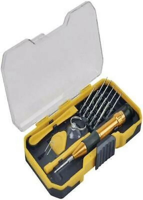 1unit Steel Grip DR71949 Electronics Repair Kit, Black/Yellow, 16 Piece