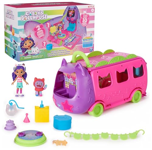 Gabby’s Dollhouse, Purr-ific Pool Playset with Gabby and MerCat Figures, Color-Changing Mermaid Tails and Pool Accessories Kids Toys for Ages 3 and Up