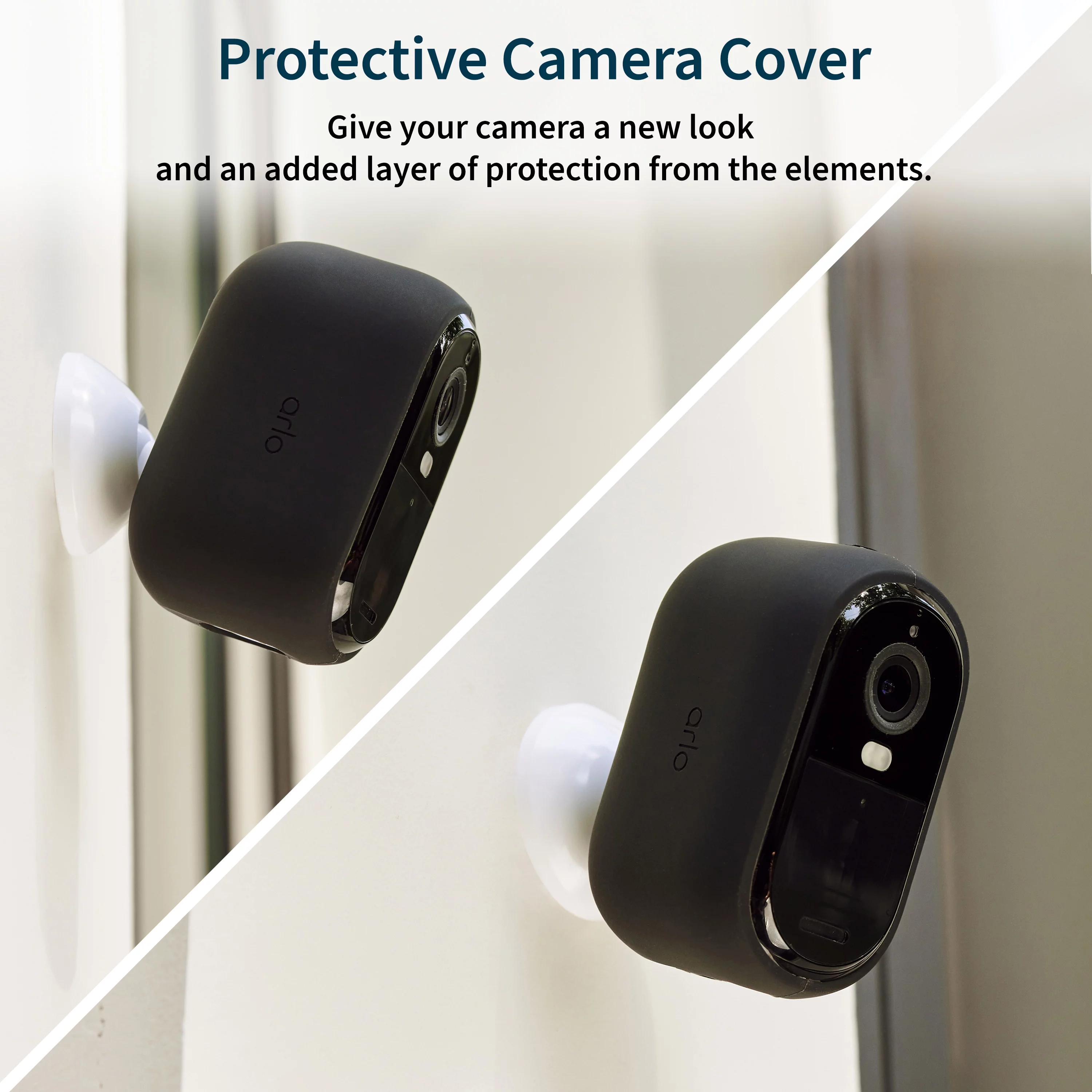 Arlo Essential Outdoor Camera 2K (2nd Generation) - Wireless Security Surveillance Camera - 3 Cam - White, VMC3350-1WMNAS